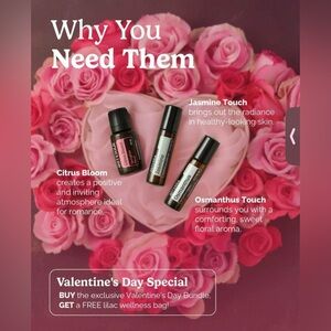 DoTerra Valentines Set - Osmanthus Touch, Jasmine Touch & Citrus Bloom